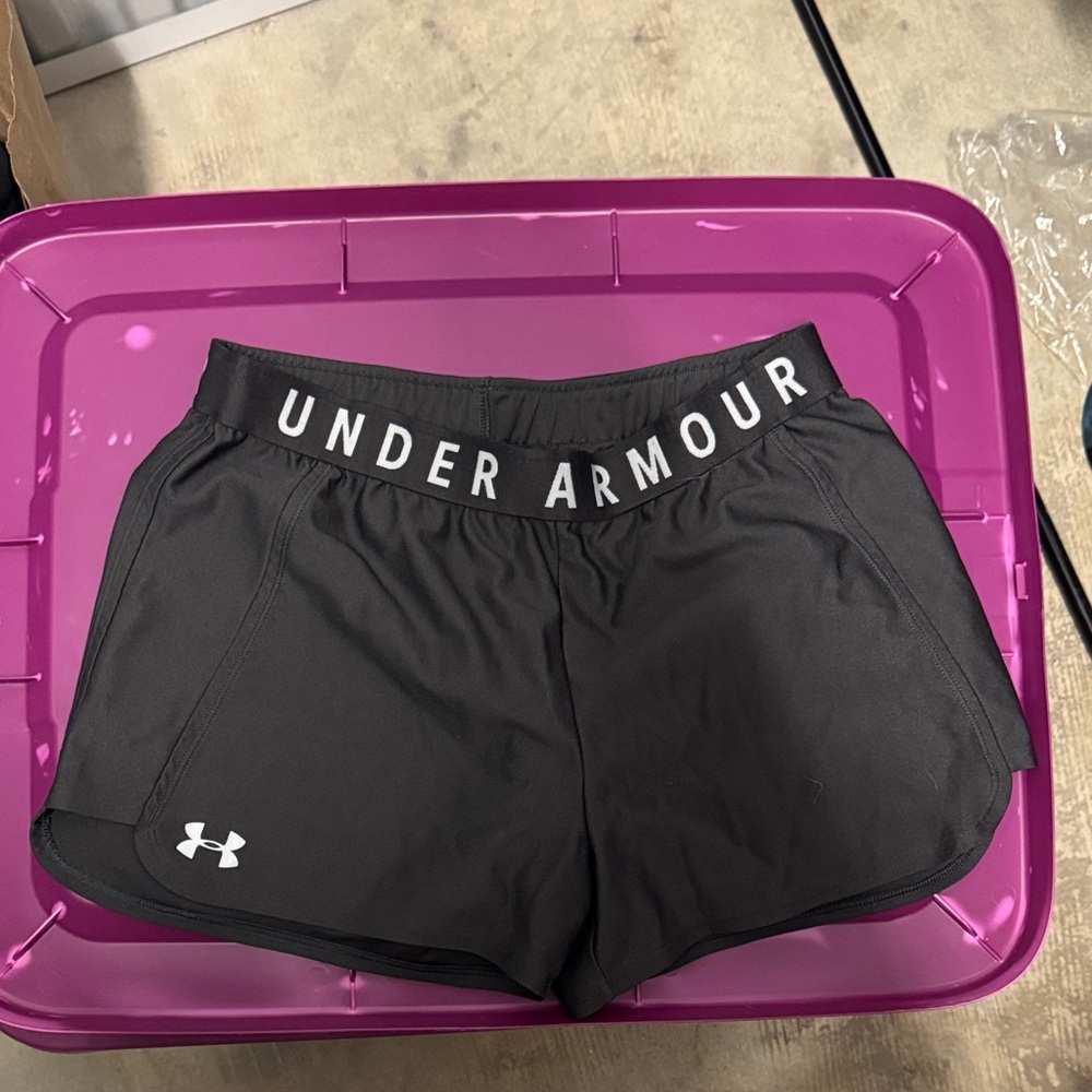 Under Armour Women's Charcoal Athletic Shorts